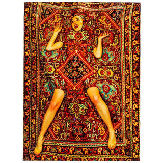 Seletti Toiletpaper Rectangular Rug Lady On Carpet 200x280 cm. Buy on Shopdecor TOILETPAPER HOME collections