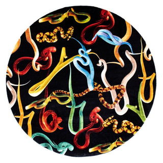 Seletti Toiletpaper Round Rug Snakes diam. 200 cm. Buy on Shopdecor TOILETPAPER HOME collections